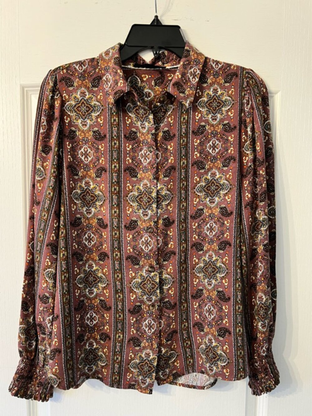Jane & Delancey Ladies Size L Button Down Shirt